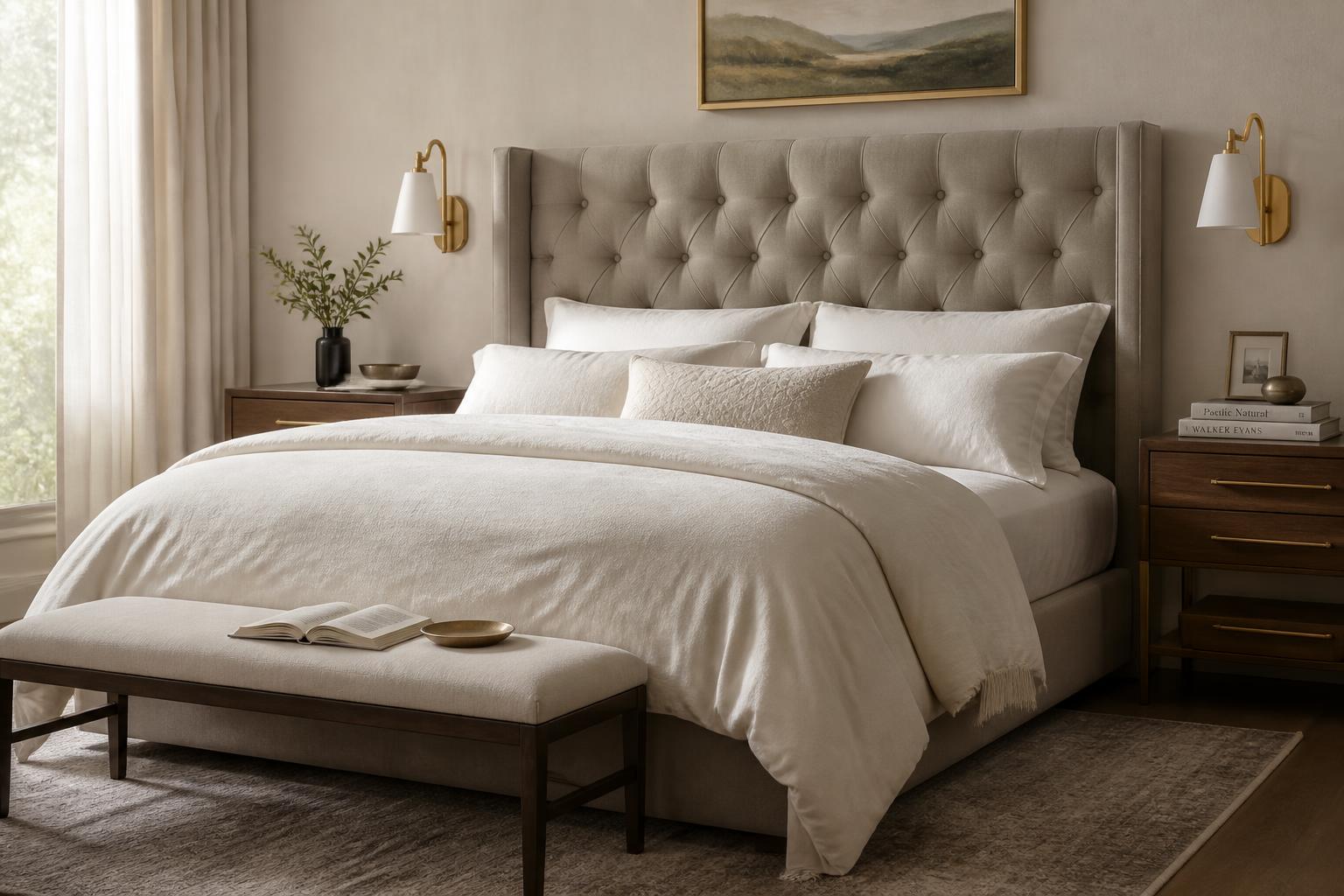 Premium bedroom interior detail